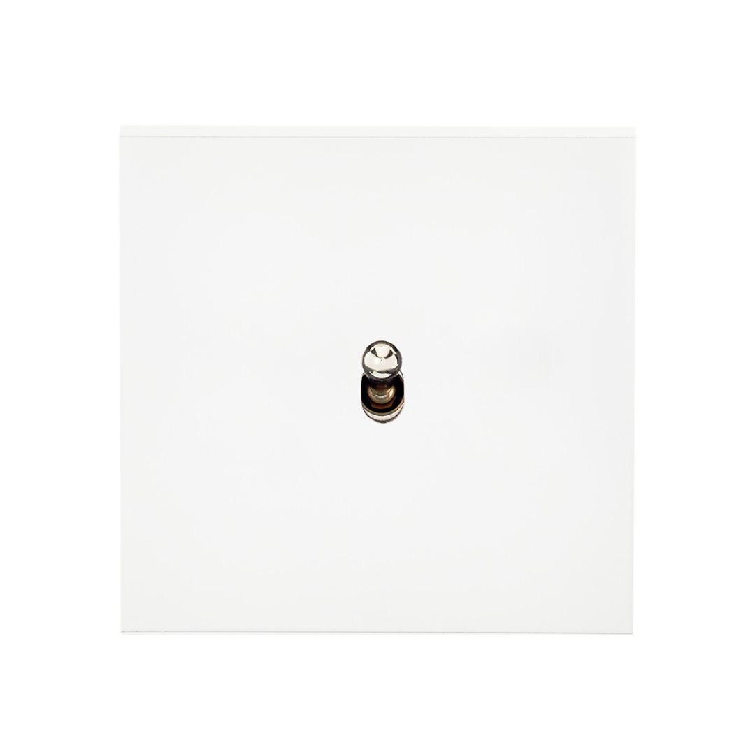 Confidence Strömbrytare singel - Mattvit