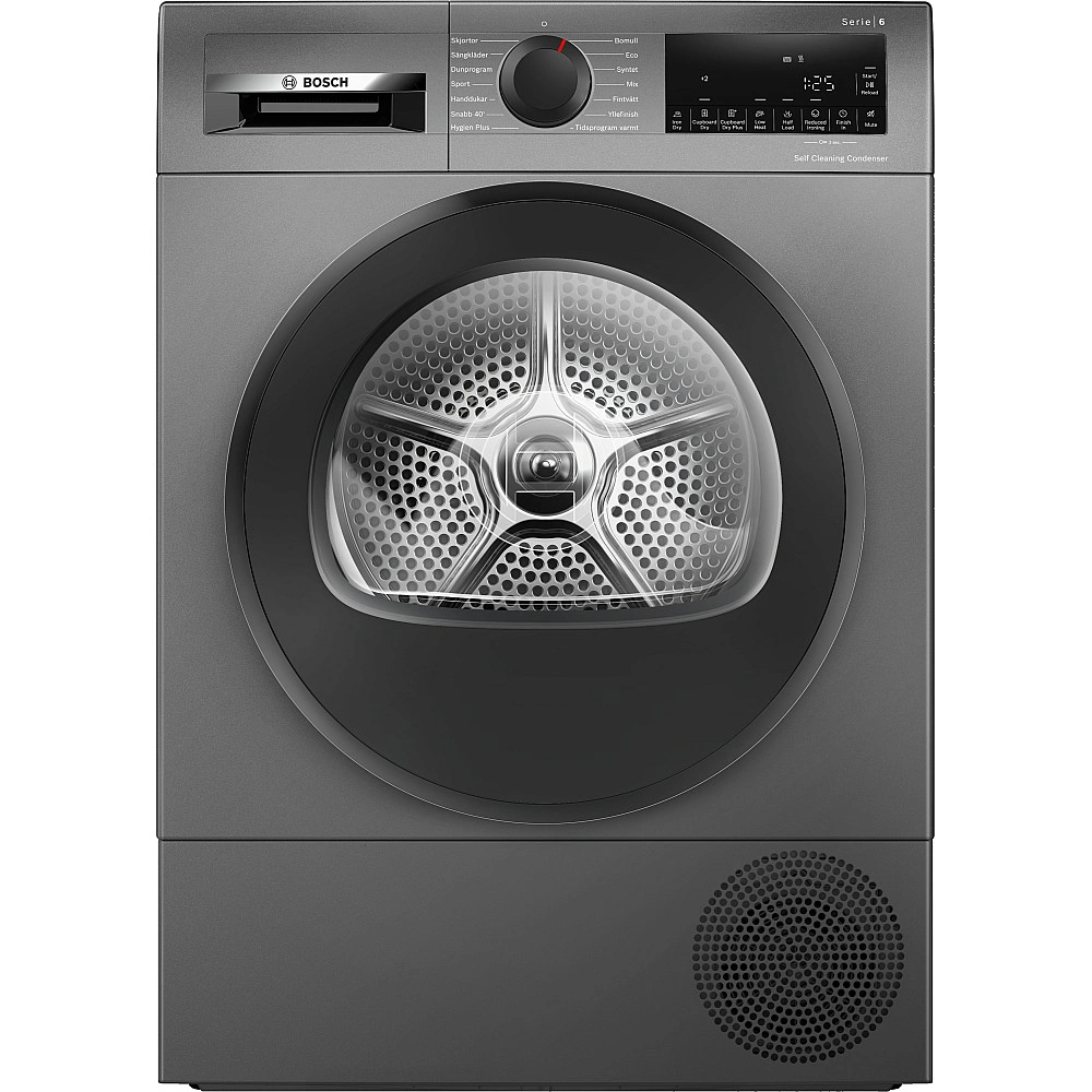 Bosch Serie 6 värmepumpstorktumlare 9 kg WQG245DXSN