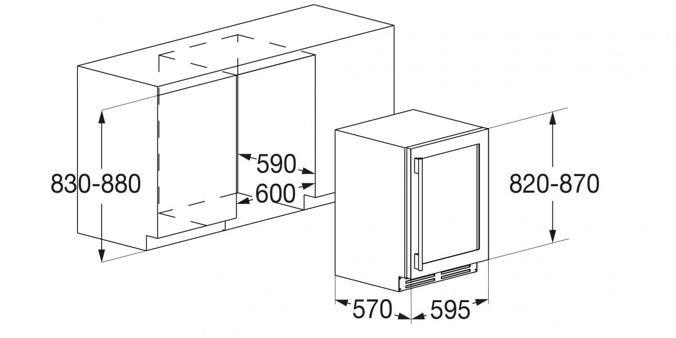 Fulgor Milano Vinkyl FWC 8200 U TC BKX