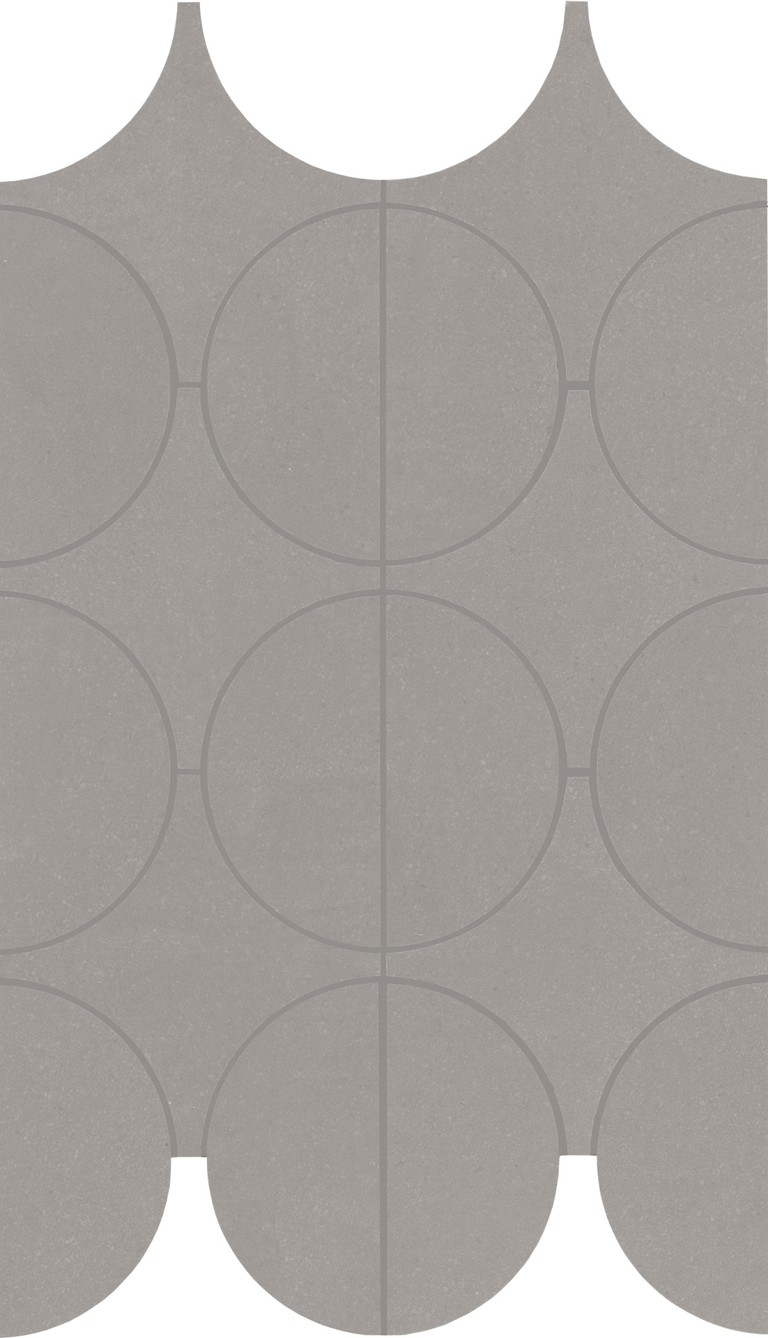 Cementum Nickel Mosaico Cerchi 23,8x41,4