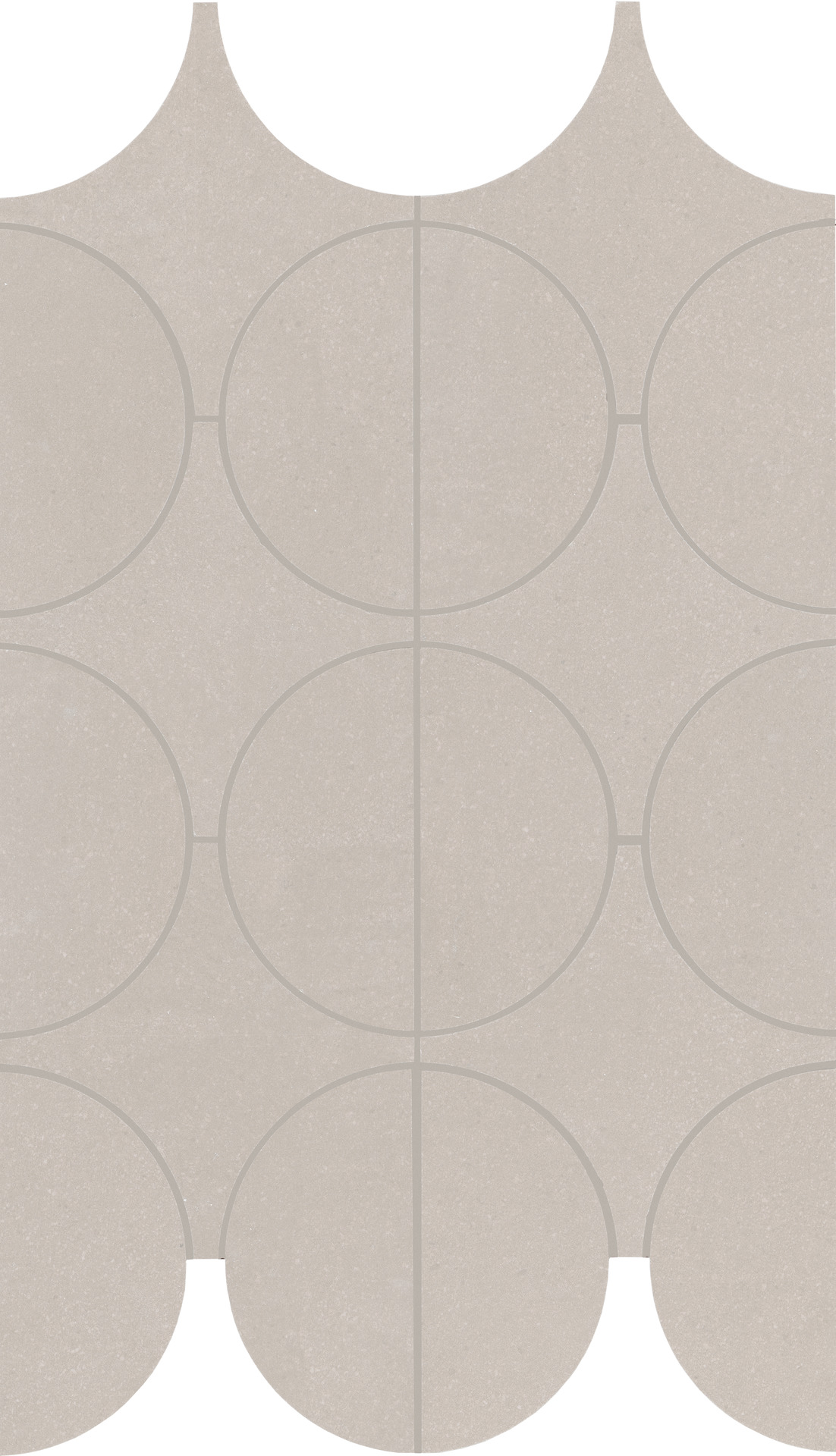 Cementum Sand Mosaico Cerchi 23,8x41,4
