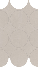 Cementum Sand Mosaico Cerchi 23,8x41,4