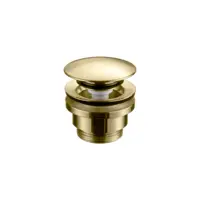 Tapwell Universal bottenventil pop-up 74400 Honey Gold
