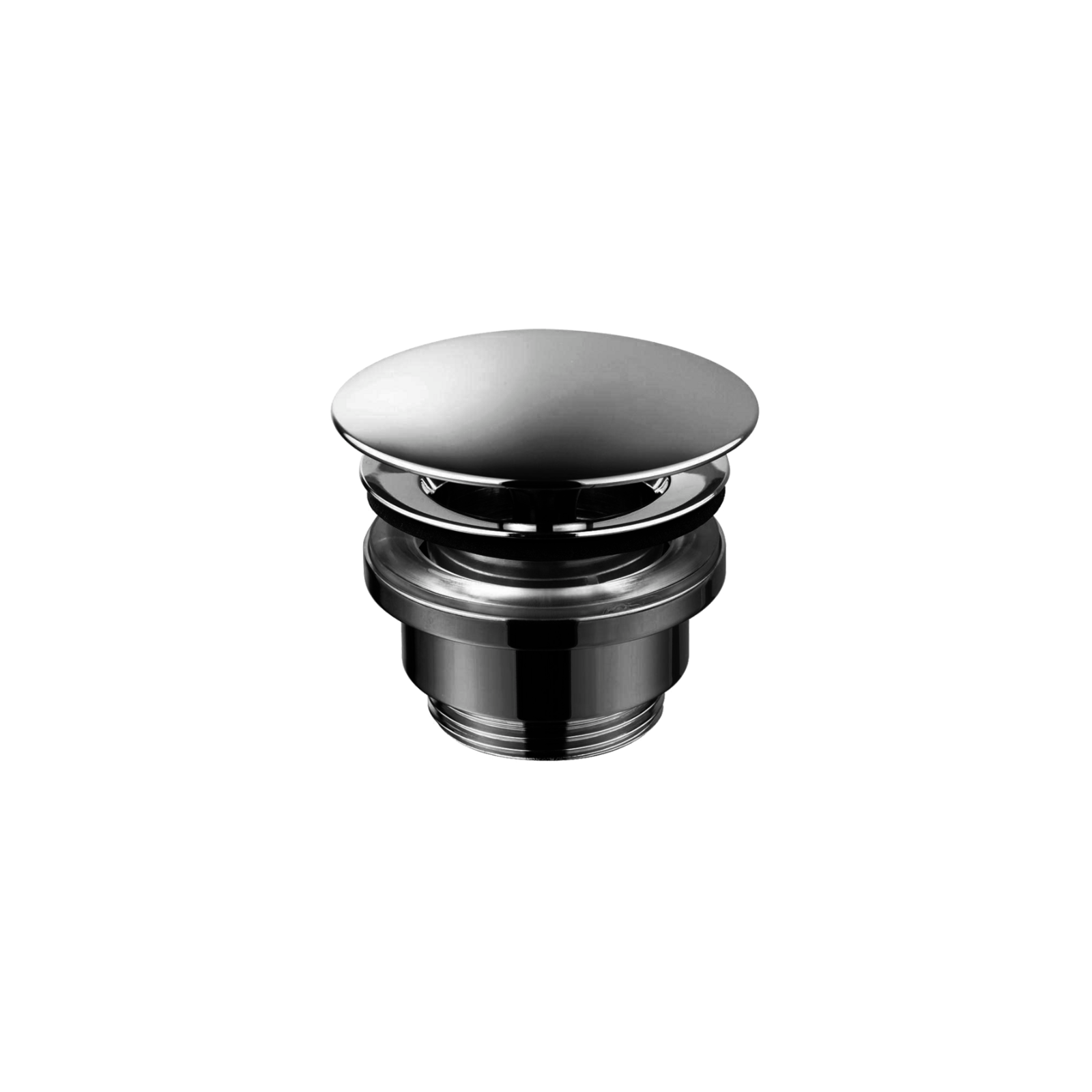 Tapwell Universal bottenventil öppen 68400 Black Chrome