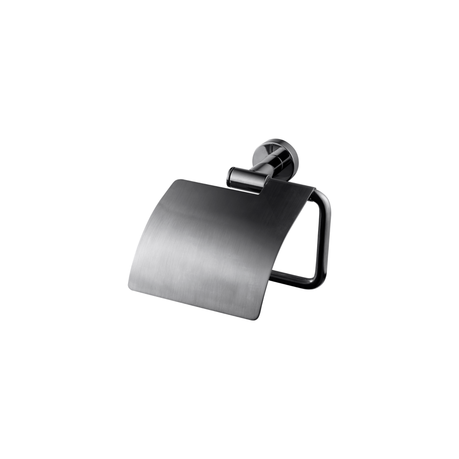 Tapwell Toalettpappershållare med lock TA236 Black chrome