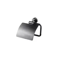 Tapwell Toalettpappershållare med lock TA236 Black chrome