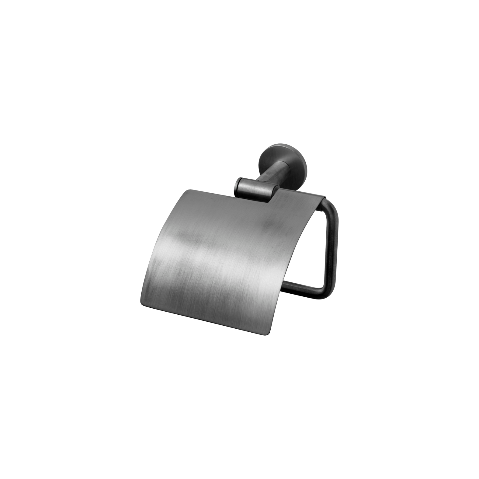 Tapwell Toalettpappershållare med lock TA236 Brushed Black chrome