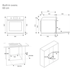 Bertazzoni Professional Inbyggnadsugn 60cm LCD, Carbonio