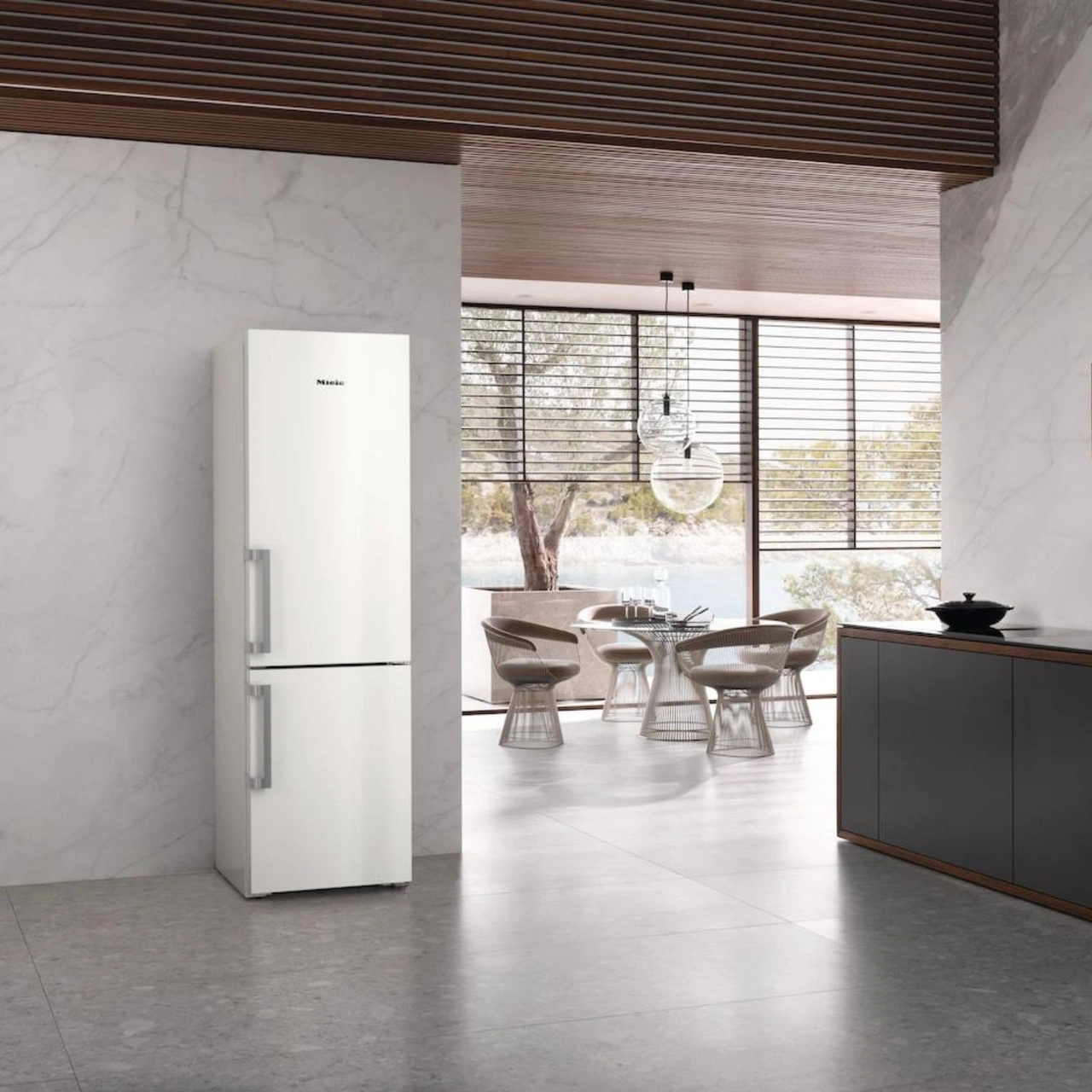 Miele Fristående kyl/frys KFN 4797 CD Vit