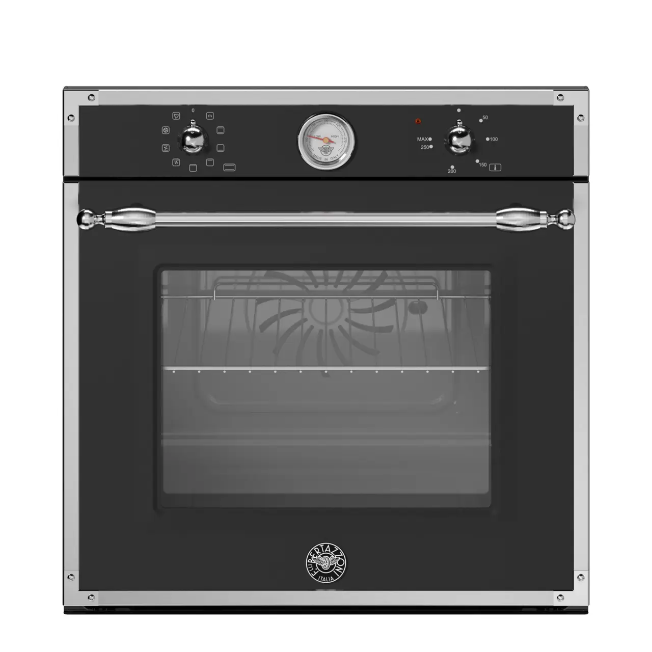 Bertazzoni Heritage Inbyggnadsugn 60cm, mattsvart