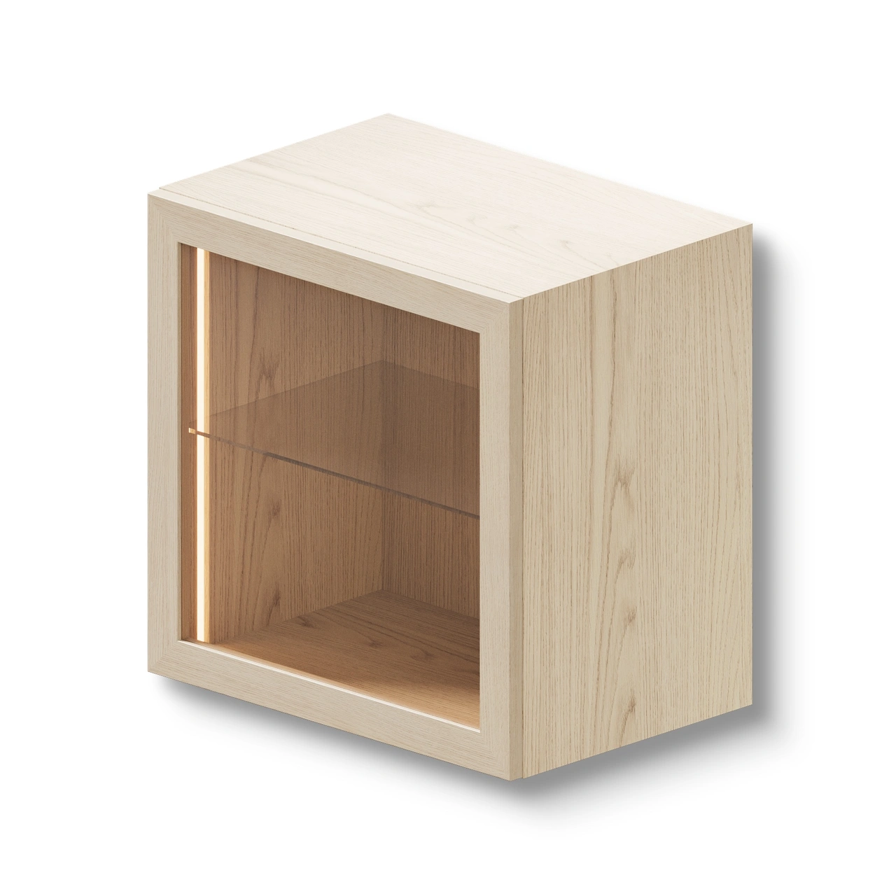 Vitrin väggskåp 60x39x60 cm