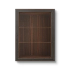 Vitrin väggskåp 60x39x80 cm