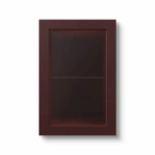 Vitrin väggskåp 40x60x60 cm