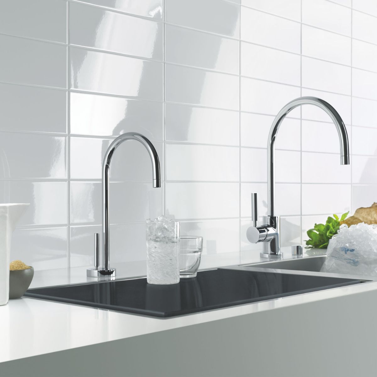 Tara Köksblandare Borstad platinum