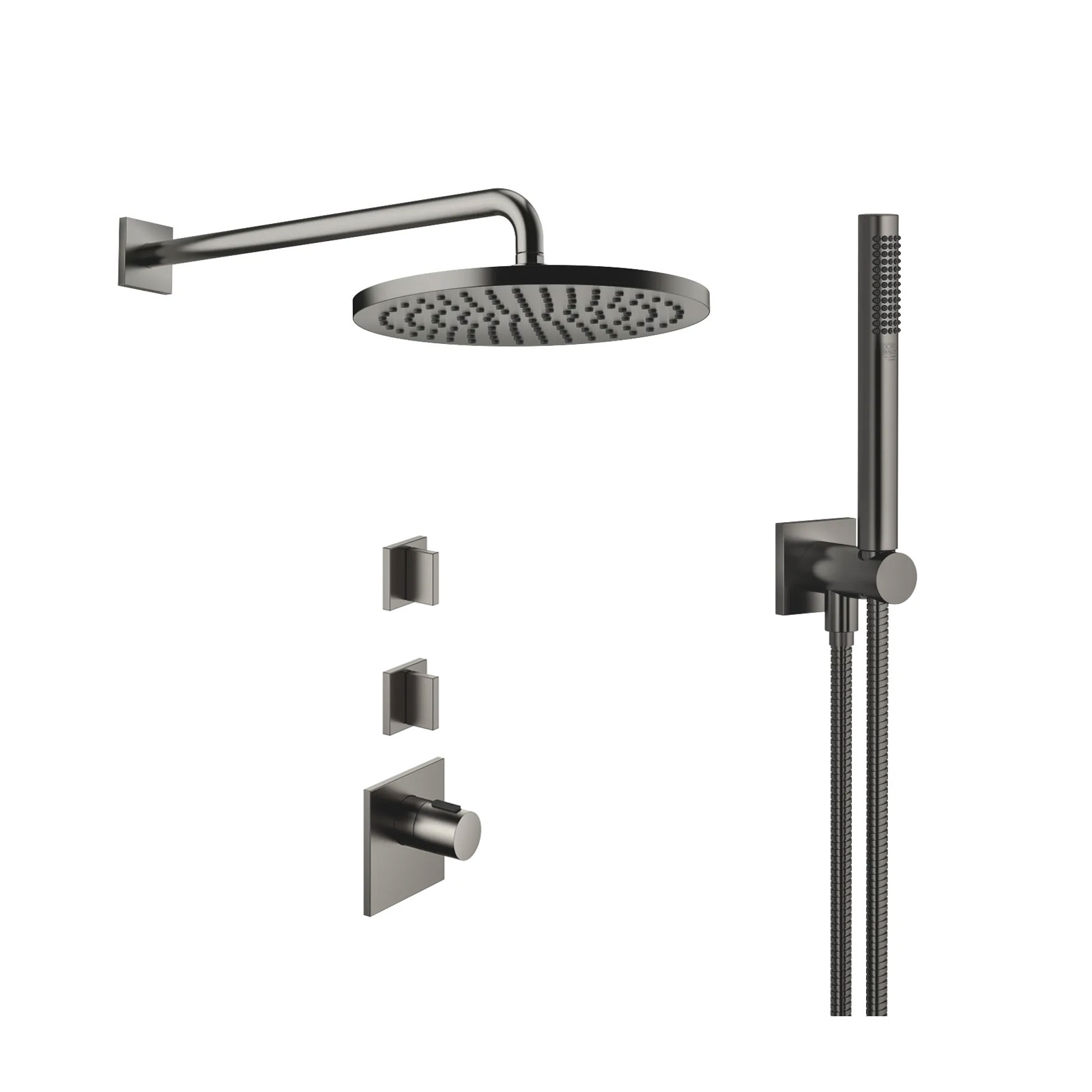 IMO Xtool Duschpaket Mörk matt platinum