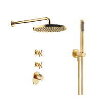 Tara Xtool Duschpaket Borstad mässing