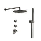 Tara Xtool Duschpaket Borstad mörk platinum