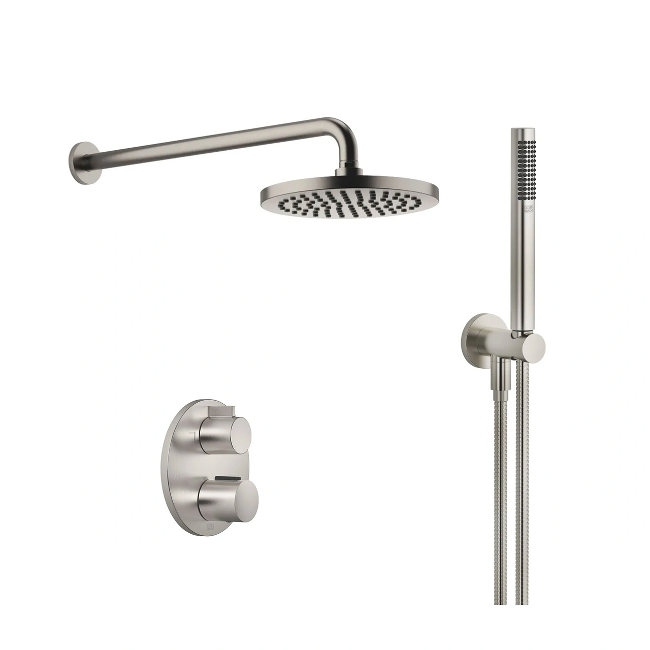 Meta Duschpaket termostat Borstad platinum