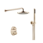 Meta Duschpaket termostat Borstad Champagne