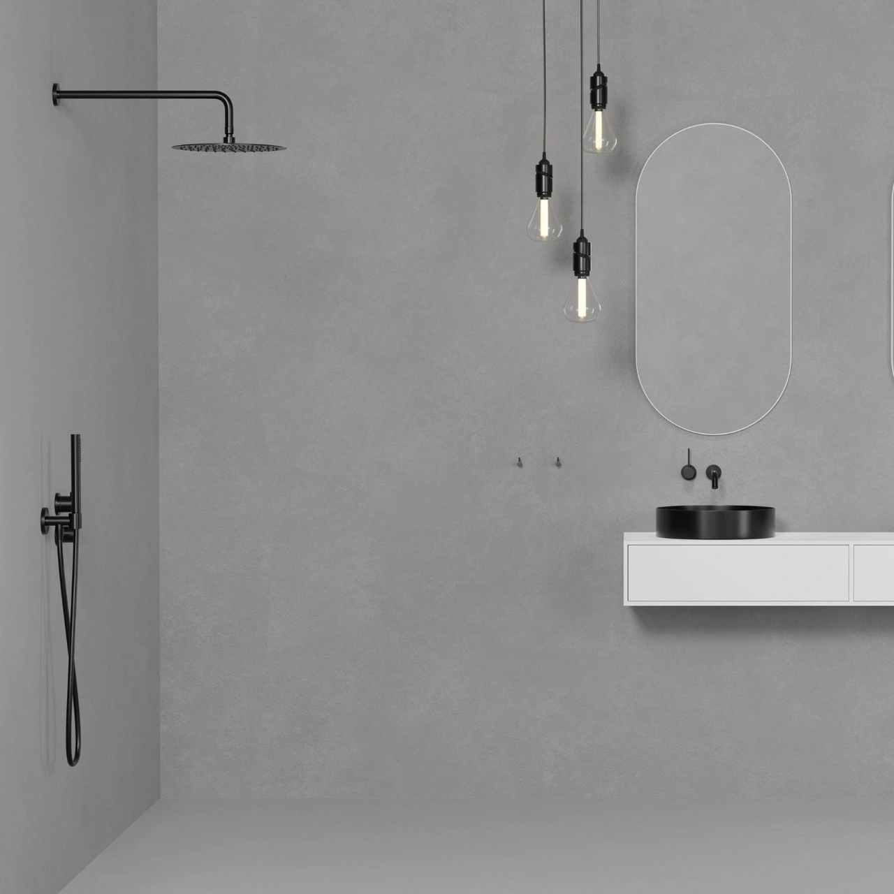 Duschset Steel Harmonized 2x Shadow