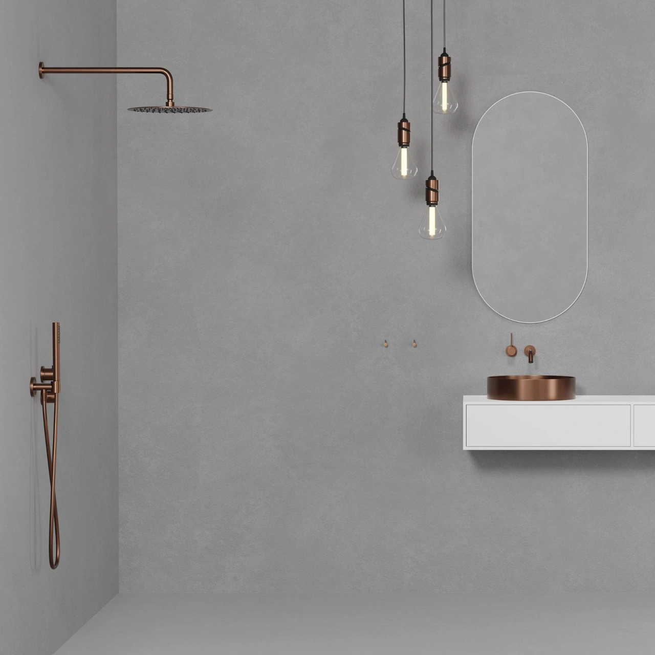 Duschset Steel Harmonized 2x Amber