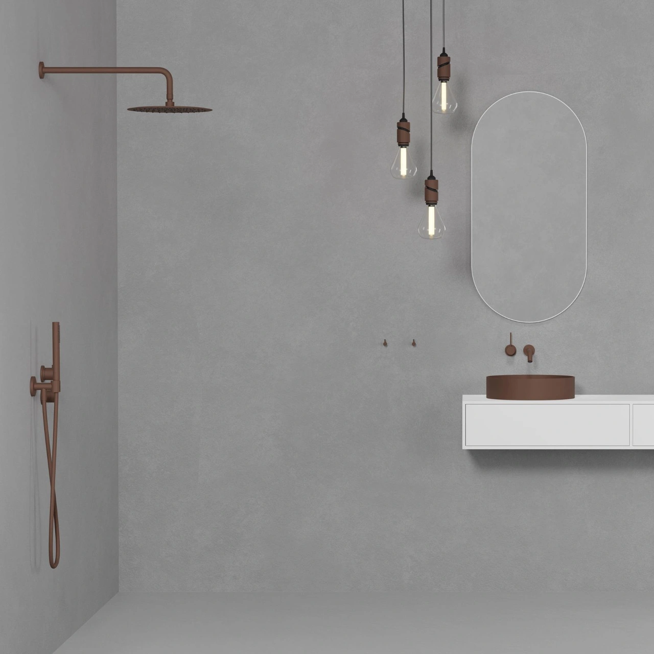 Duschset Harmonized 2x Rust