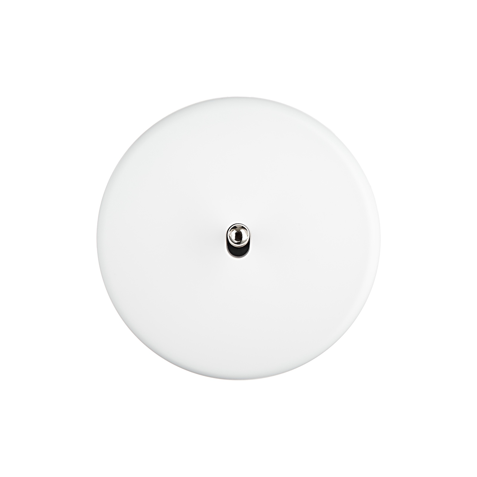 Iris Strömbrytare singel - Vit Satin