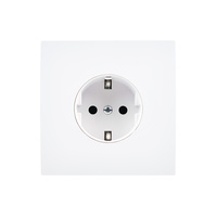 Karo Vägguttag singel - Vit