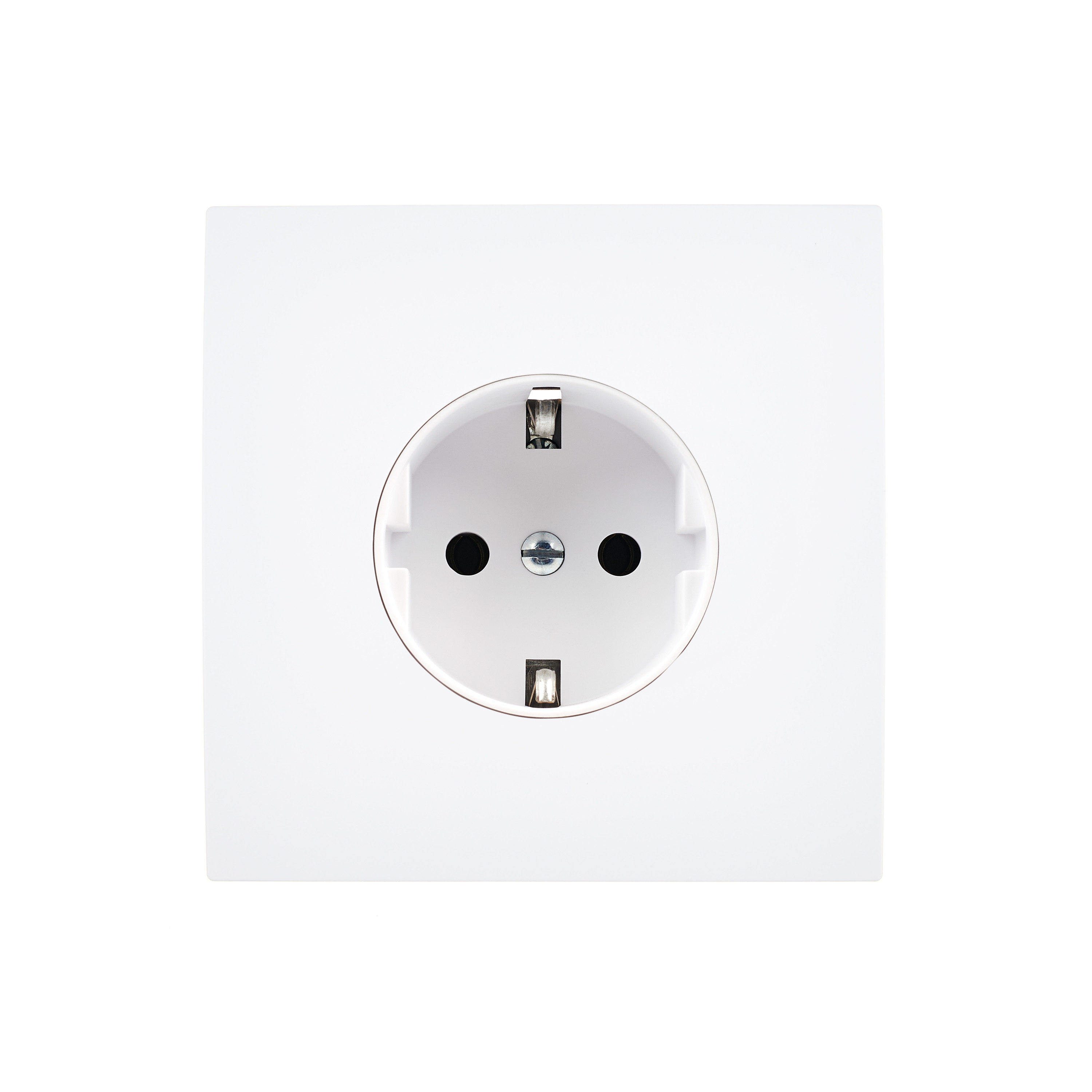 Karo Vägguttag singel - Vit