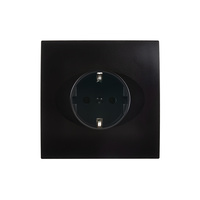 Karo Vägguttag singel - Svart