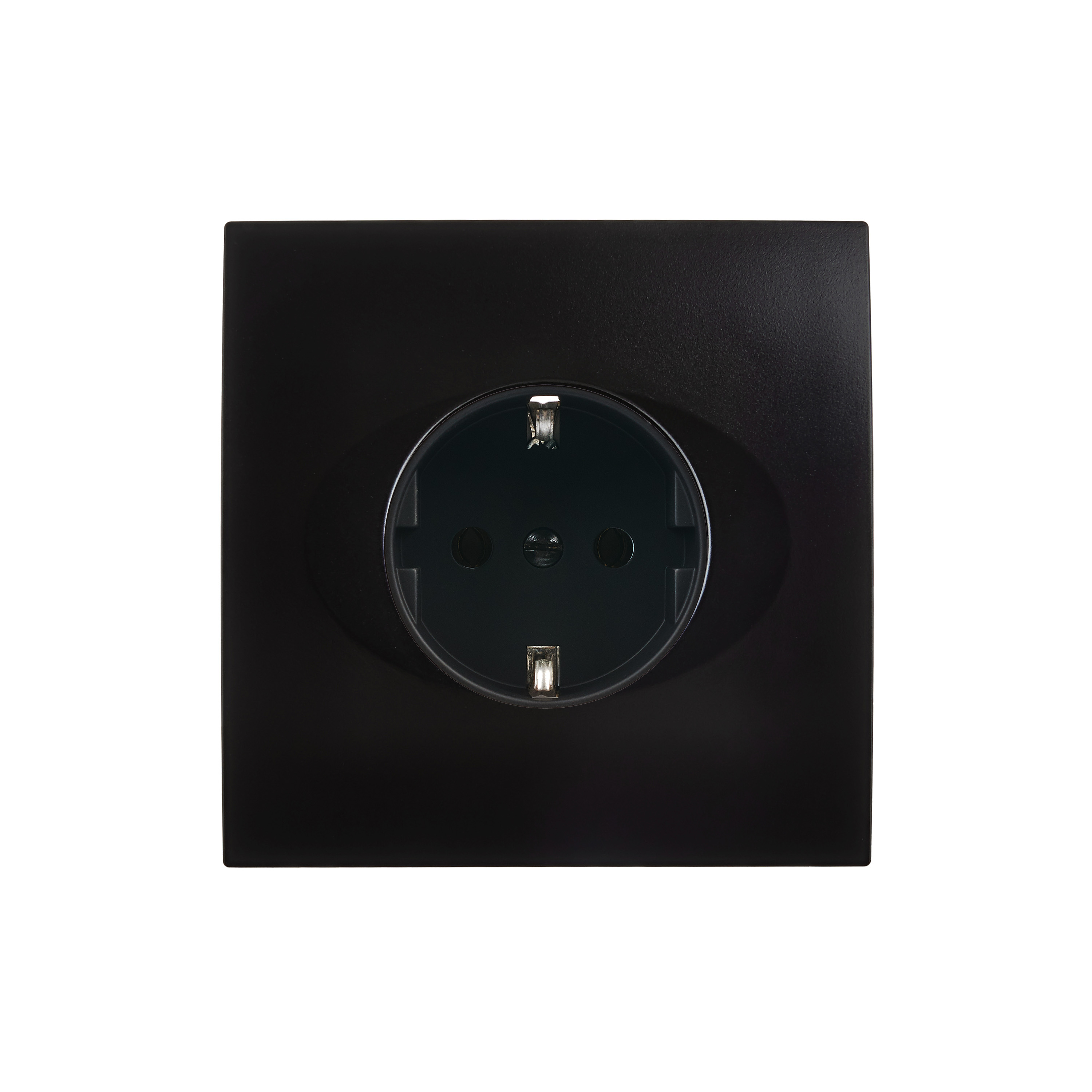 Karo Vägguttag singel - Svart