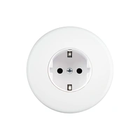 Iris Vägguttag singel - Vit