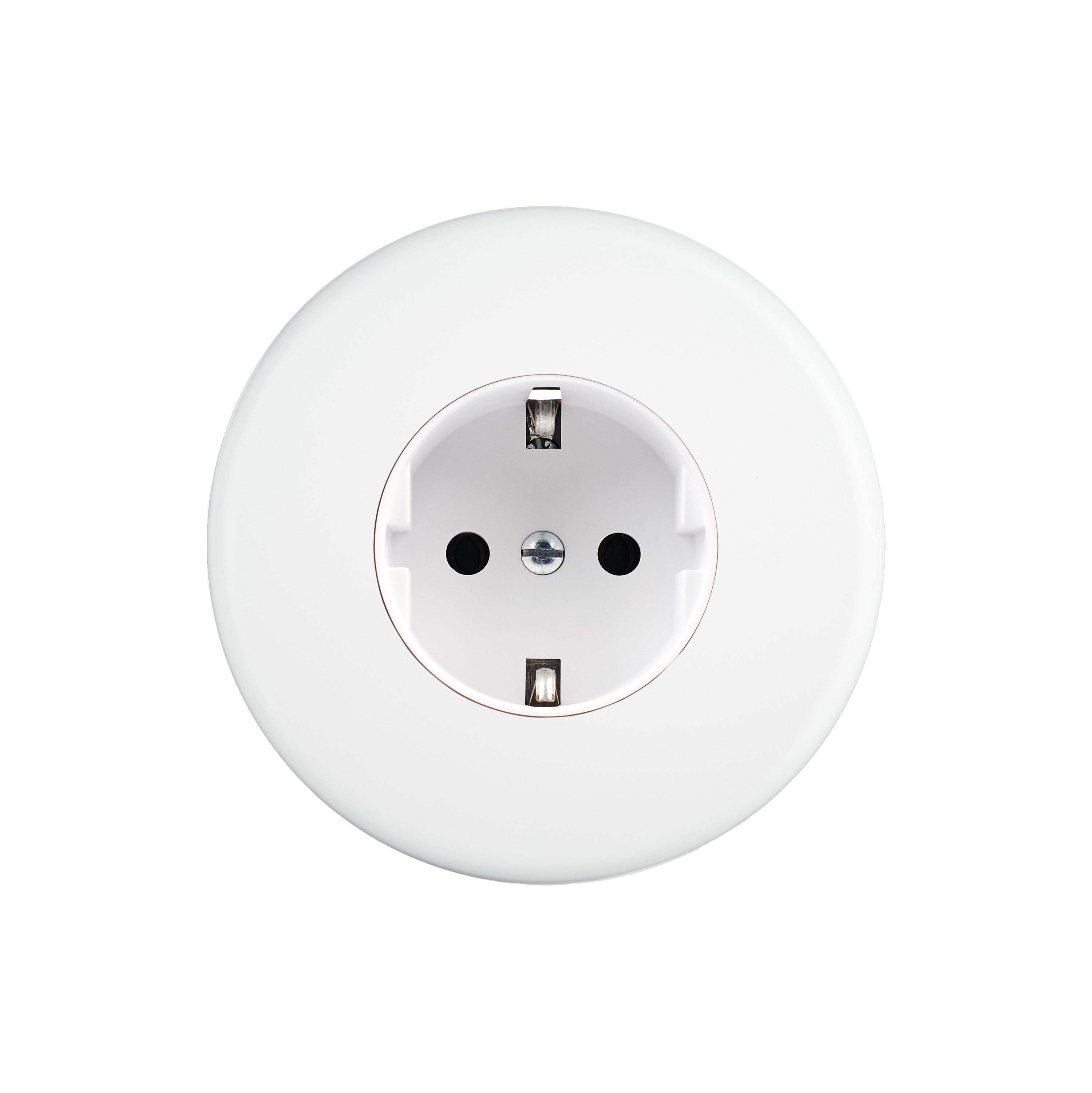 Iris Vägguttag singel - Vit