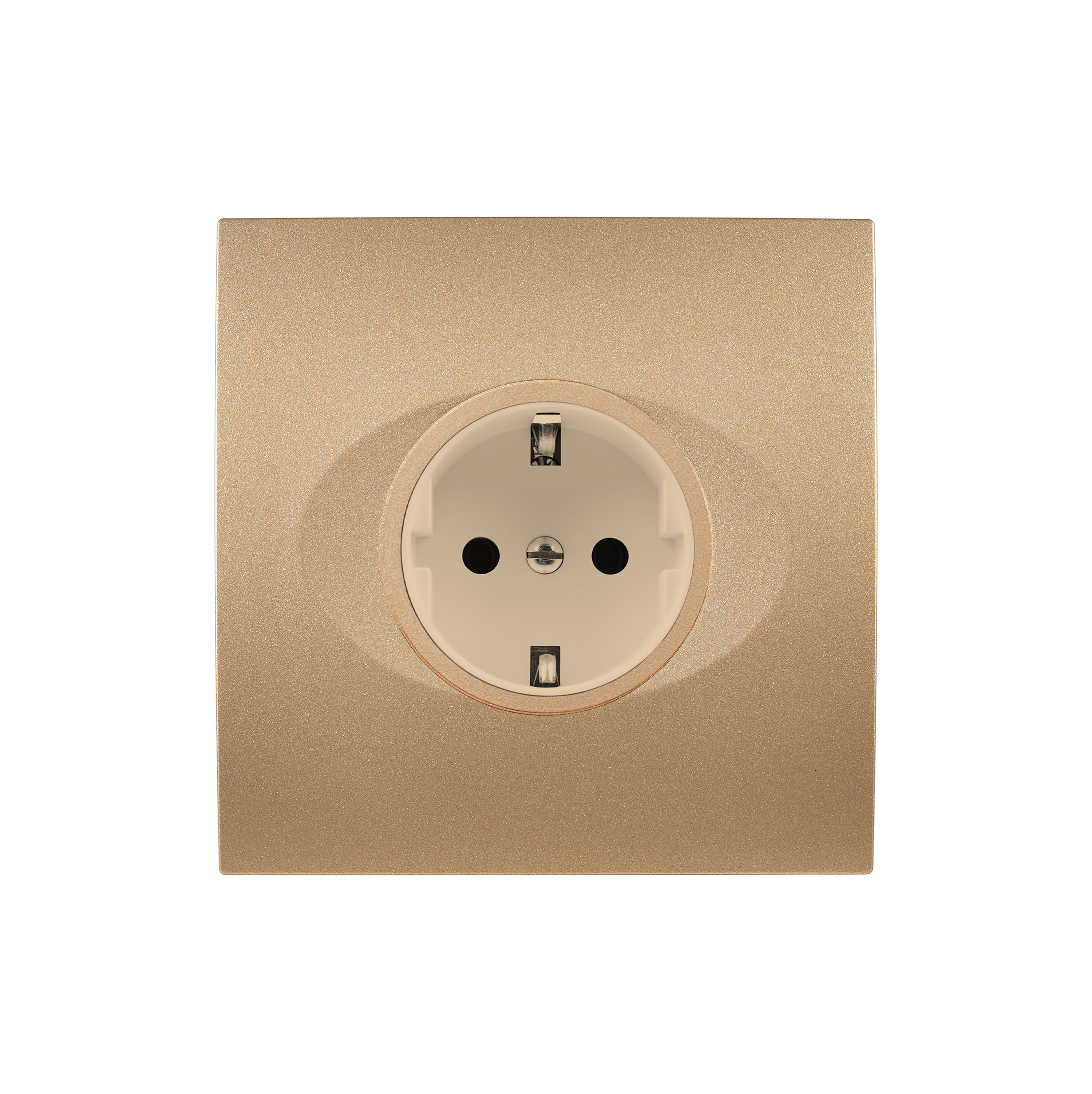 Karo Vägguttag singel - Guld