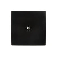 Karo Strömbrytare push 80x80 - Svart Satin