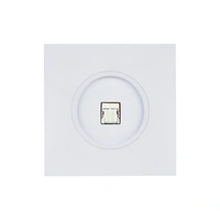 Desir Nätverksuttag 80x80 - Matt white