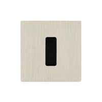 M Strömbrytare 80x80 - Brushed nickel