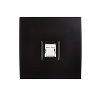 Karo Nätverksuttag 80x80 - Svart