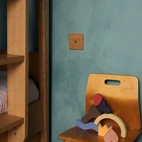 Hitera Strömbrytare 85x85 - Light oak