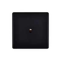 Hitera Strömbrytare push 85x85 - Black soft touch