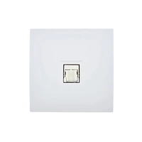 Karo Nätverksuttag 80x80 - Vit