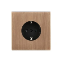 Confidence Vägguttag singel - Old bronze