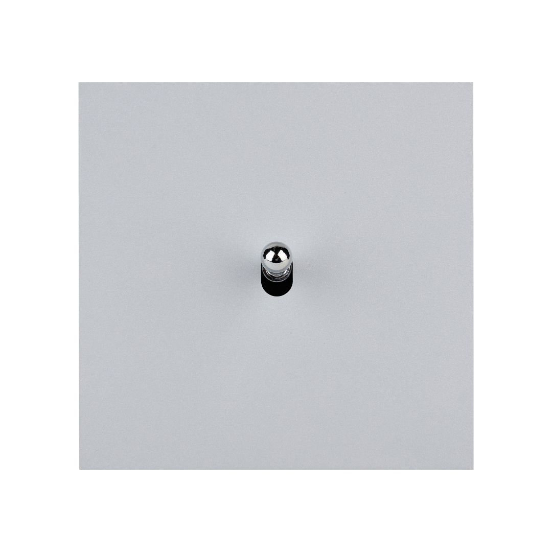 Desir Satin Strömbrytare singel - Aluminium