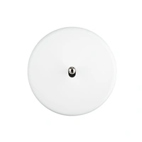 Iris Strömbrytare push 80x80 - Satin vit