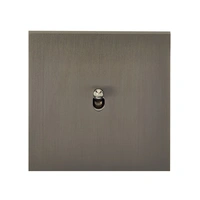 Confidence Strömbrytare singel - Gun metal