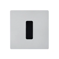 M Strömbrytare 80x80 - Sanded nickel