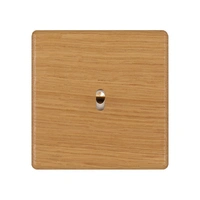 Hitera Strömbrytare 85x85 - Light oak