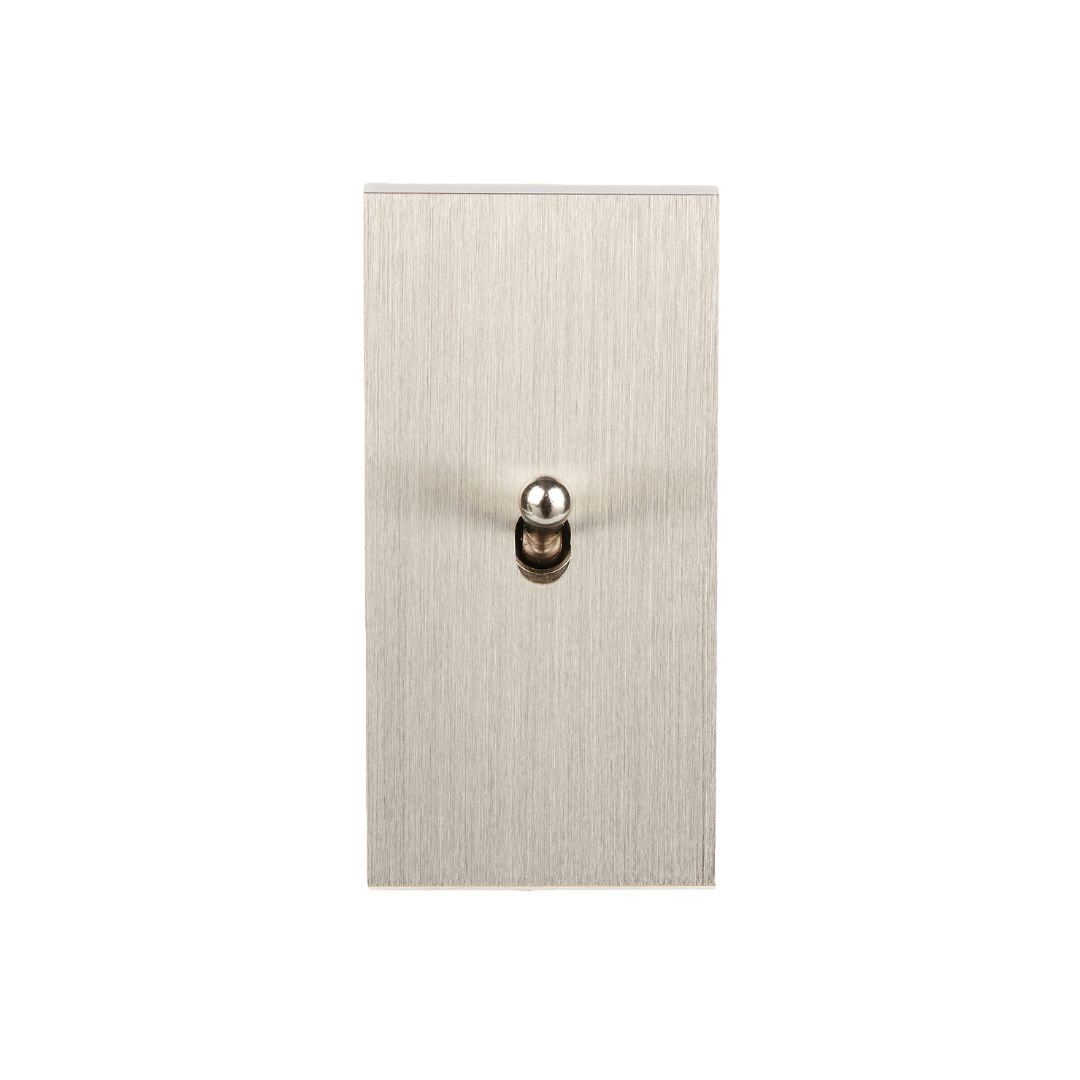 Confidence Strömbrytare 40x80 - Brushed steel