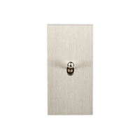 Confidence Strömbrytare 40x80 - Brushed steel