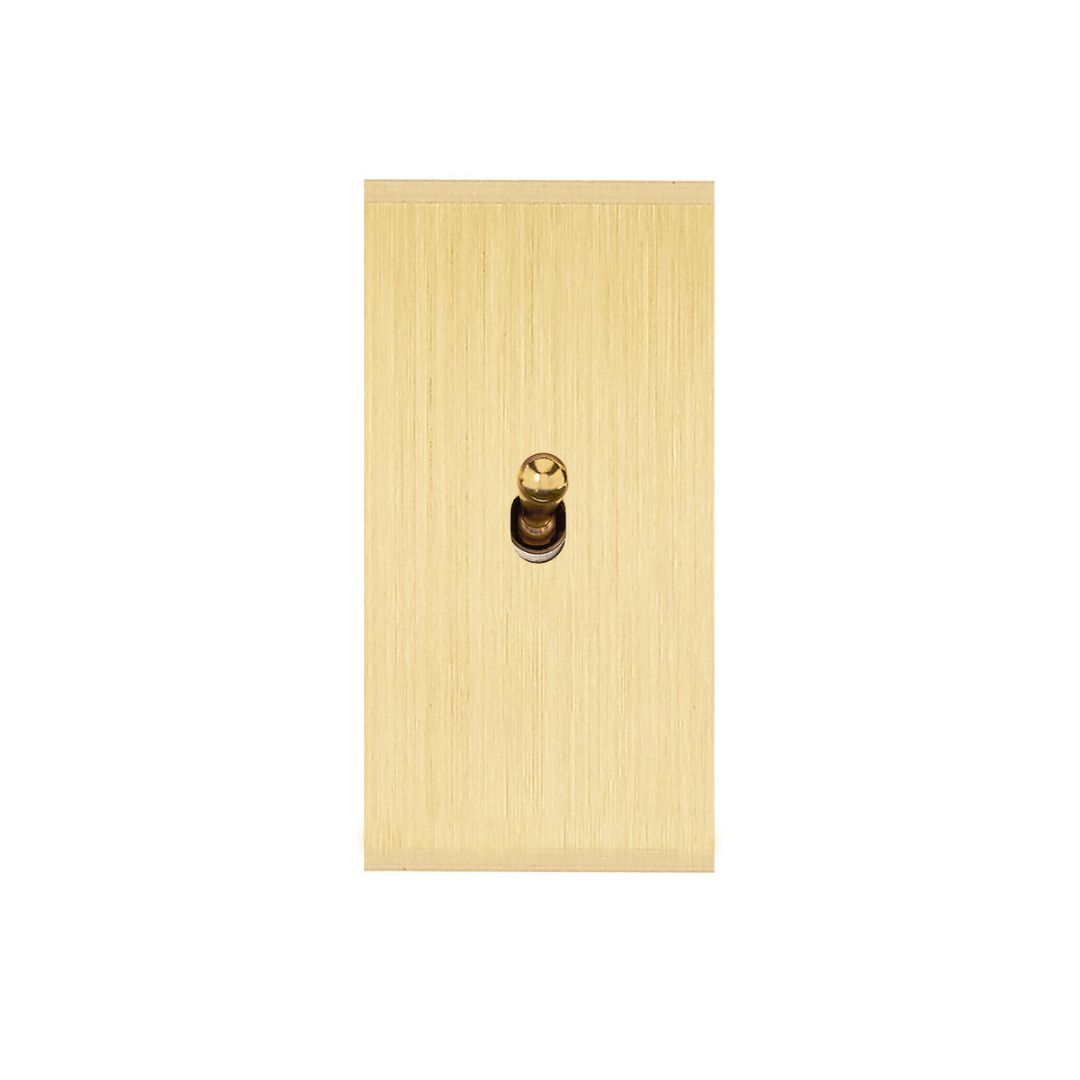 Confidence Strömbrytare 40x80 - Brushed brass